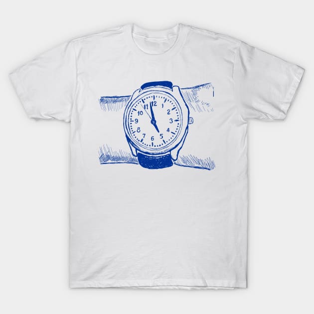 Watch hand drawing T-Shirt by designbek